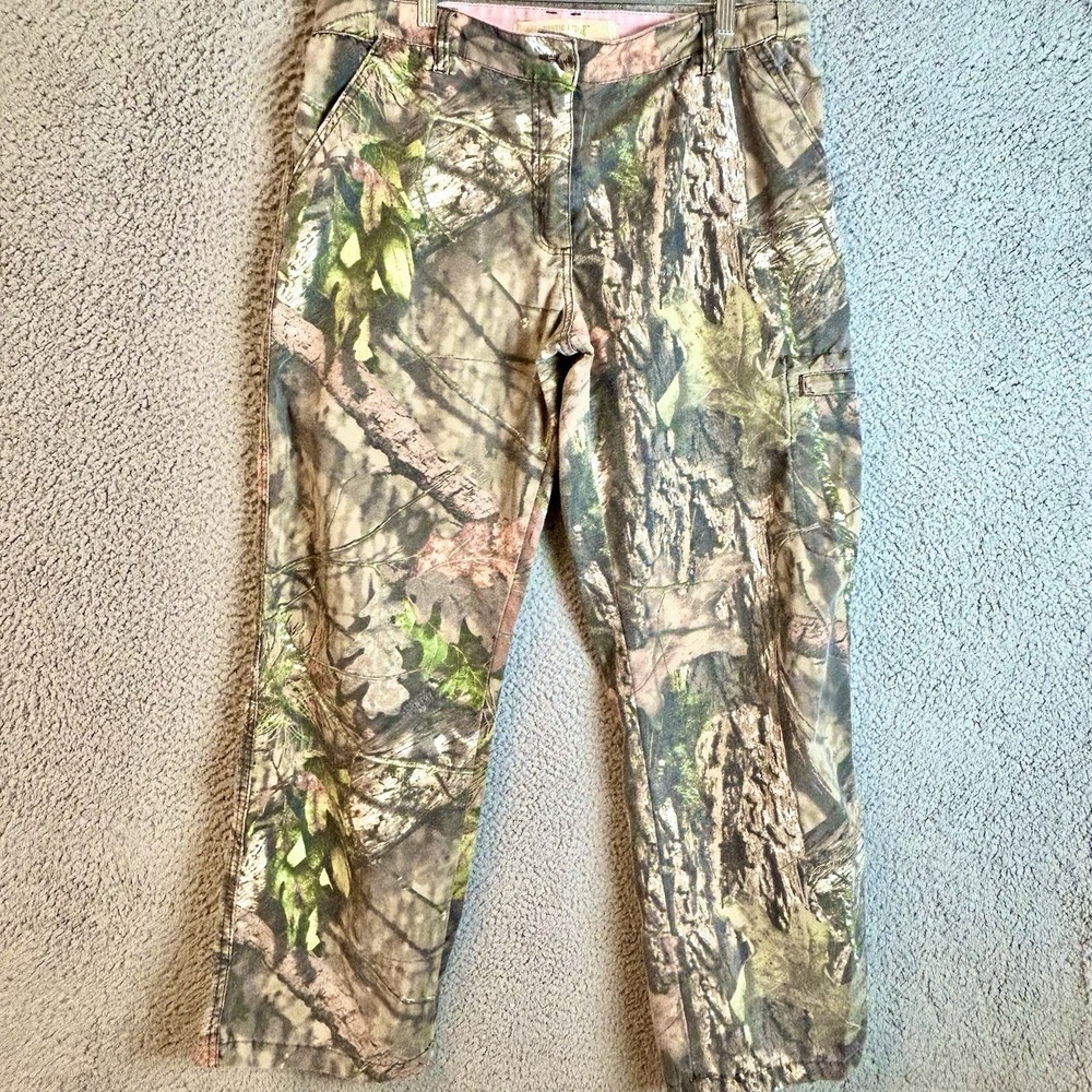 Rustic Ridge Women's Size Large Camouflage Elastic Waist Hunting Pants